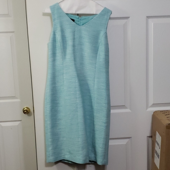 Talbots Dresses & Skirts - Talbots gorgeous blue silver size 8 dress